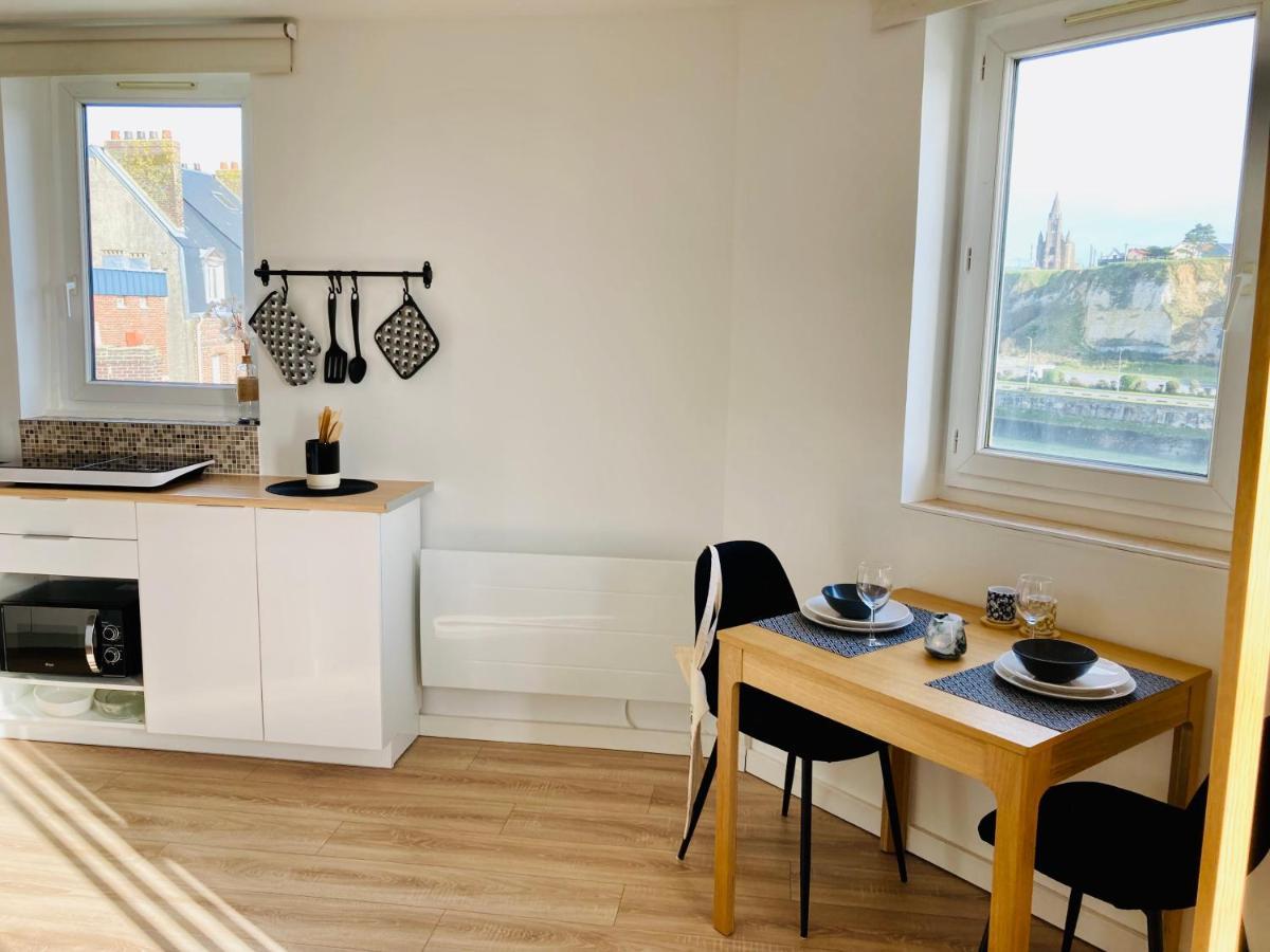 La Belle Vue Appartement 2 Personnes Vue Port Dieppe Esterno foto